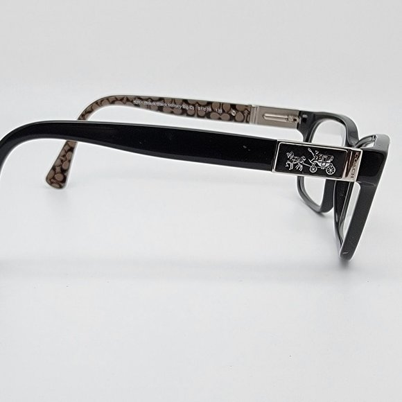 Coach HC6062 Darcy 5261 Black Military Sig C Eyeglasses Frame w/ Case 51-16-135 main image 12